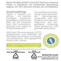 Bio Hericium (Hericium erinaceus, Lion’s Mane) 500 mg – 120 Kapseln aus EU-Anbau