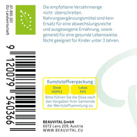 Hinweise auf Verzehrmenge und Verpackung