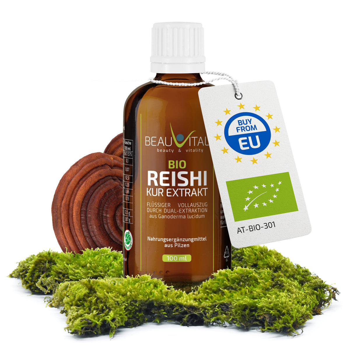 Bio Reishi (Ganoderma lucidum) Flüssigextrakt 100 ml – Dualextrakt