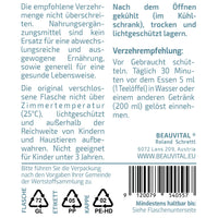 Verzehrempfehlung Vitalpilz Flüssigextrakt