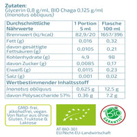 Nährwerte Chafa Füssigextrakt