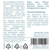 Verzehrempfehlung Vitalpilze Flüssigextrakt