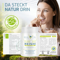 Label Reishi Kapseln