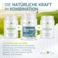 Bio Ashwagandha KSM-66 von BEAUVITAL in Kombination mit anderen Produkten