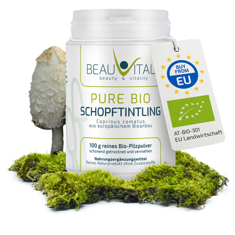 Pure Bio Coprinus Schopftintling Pulver BEAUVITAL