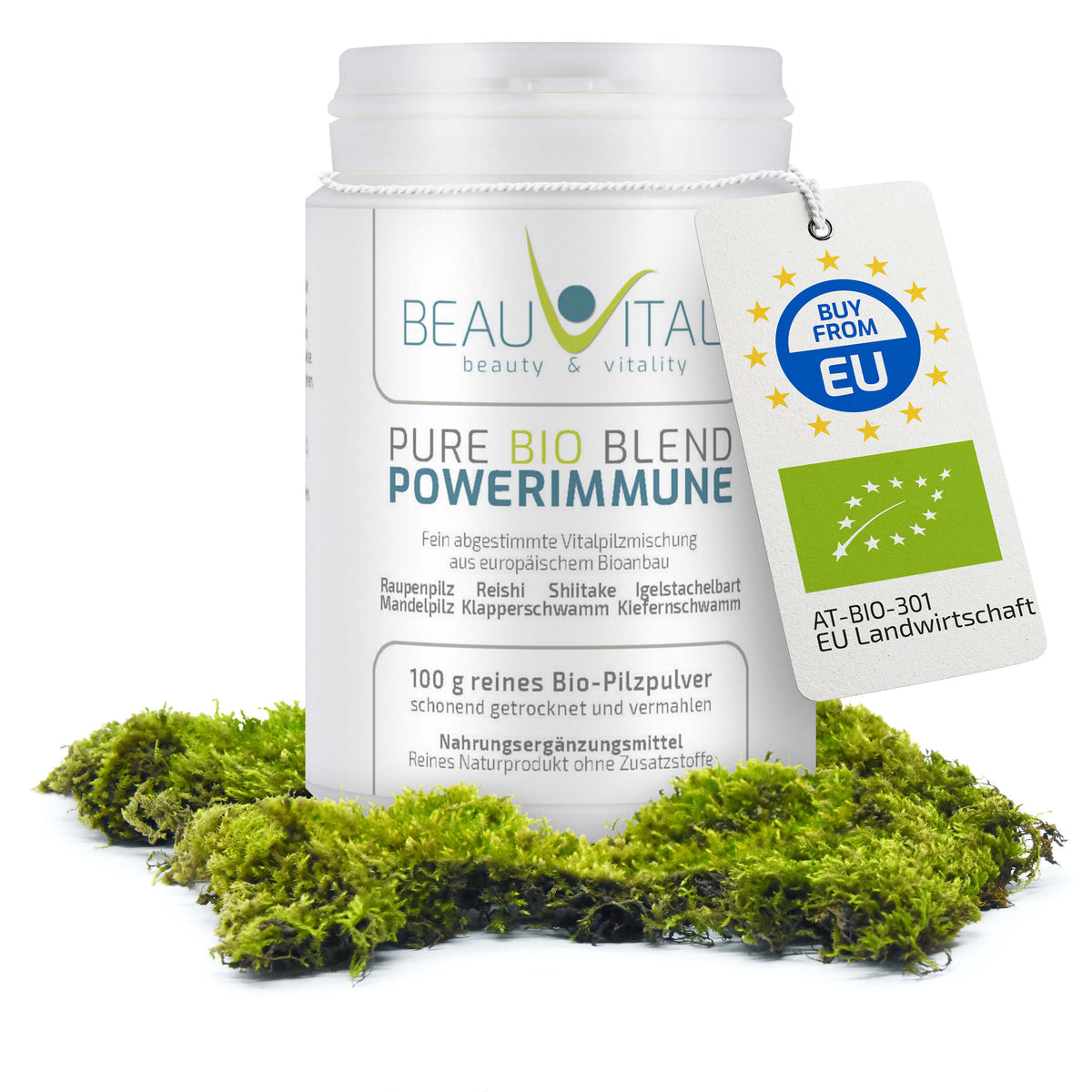 Pure Bio Blend Powerimmune Pulver von BEAUVITAL